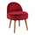 Stol Yasmine HM8395.06 47×43×63,5 cm, kuqe