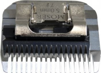 Teh makine qethëse Moser Max50, 5 mm, çelik inoks, argjendtë