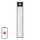 Llambë garderobe Yeelight Closet Light 20cm, sensor lëvizjeje, rikarikues me USB C, argjend