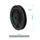 Rrotë kablloje Enero Fit, 100mm, për kabllo 6mm, e zezë