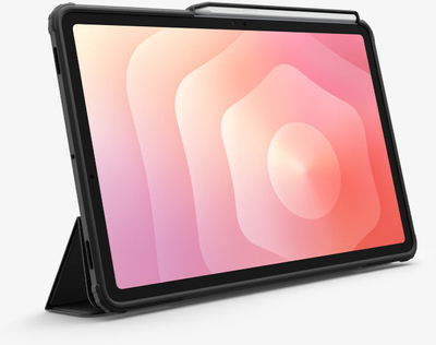 Mbulesë tablet Spigen Air Skin Pro për Samsung Galaxy Tab S11, me qëndrim, e zezë