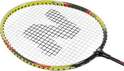 Set raketa dhe mbulesë badmintoni NILS Extreme NRZ204, 2 copë, të zeza