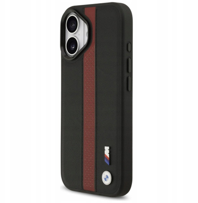 Këllëf MagSafe BMW M Perforated Stripe Logo për iPhone 17, plastike, i kuq