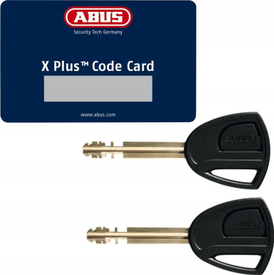 Zinxhir sigurie Abus Steel O Chain 9809K, 170 cm, 9 mm, i zi