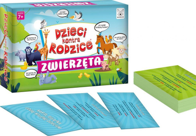 Lojë shoqërore Kangur Children vs Parents Animals, edukative, për familje, shumëngjyrëshe