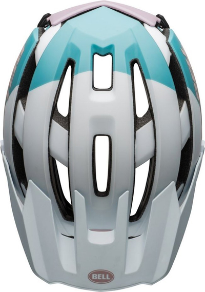 Helmetë çiklizmi Full Face Bell Super Air R Mips Spherical, MTB, e bardhë infrakuqe mat me shkëlqim