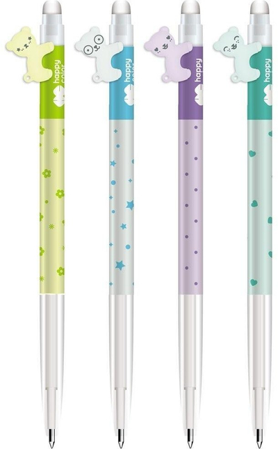 Set stilolapsash Happy Color Hello Bears, xhel, 0.5mm, blu, 12 copë