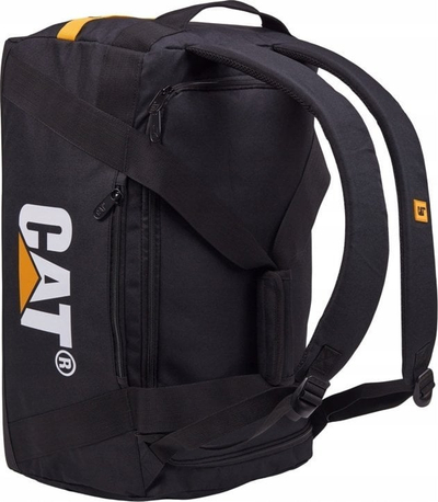 Çantë sportive shpine Caterpillar Tactical Duffel 84724-01, me rrip shpatulle, e zezë