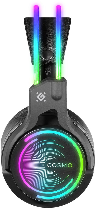 Kufje me mikrofon Defender Cosmo Pro 7.1, USB, 50mm, të zeza