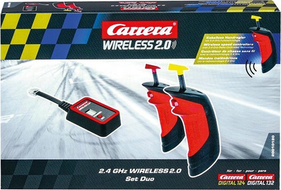 Set kontrolli pa tel Carrera Wireless 2.0 Duo Digital 132/124, 2 doreza, marrës, shumëngjyrësh