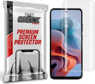 Folie mbrojtëse ekrani GrizzGlass Hydrofilm për Motorola Moto G34, hydrogel, transparente