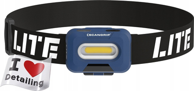 Dritë koke SCANGRIP HEAD LITE A 03.5670, COB LED, 150 lumen, e zezë