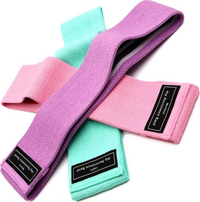 Shirit rezistence FT37E, set me 3 copë, material tekstil elastik, me ngjyra të ndryshme