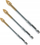 Set frezash për qelq Alpen Profi Glass, 3 copë, 5mm 6mm 8mm