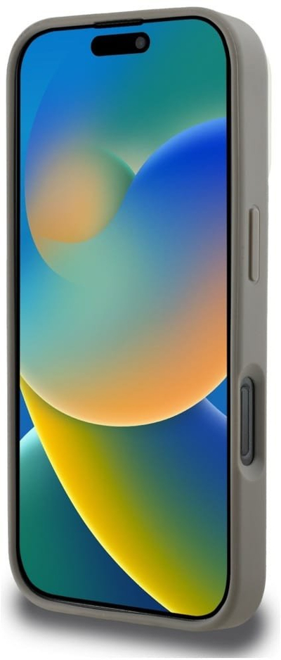 Истом телефонот DKNY со шари во шаховска шара MagSafe, за iPhone 16 Pro, TPU, еко-кожа