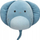 Lodër pelushi Squishmallows Akilah Stingray, 12\", koleksioni Sea Life Squad, blu