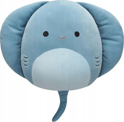Lodër pelushi Squishmallows Akilah Stingray, 12\", koleksioni Sea Life Squad, blu
