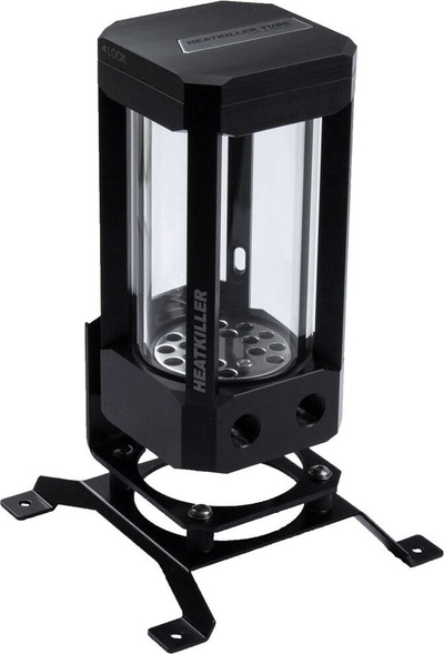 Stendë rezervuari Watercool Heatkiller Tube, montim në ventillator 140mm, metal, e zezë