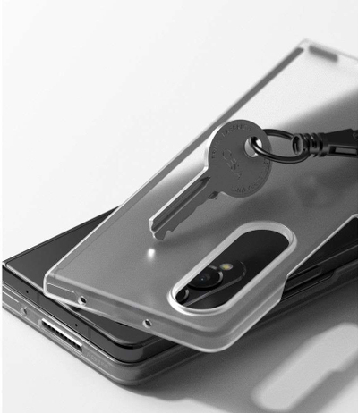 Kapak telefoni Ringke Slim për Samsung Galaxy Z Fold 4, polikarbonat, matte clear