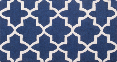 Tapet Beliani SILVAN, 80x150 cm, lesh, blu navy