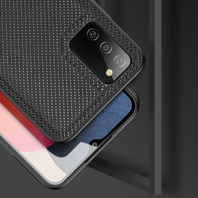 Këllëf telefoni Dux Ducis Fino për Samsung Galaxy A02s, najlon, që s’e ha kollaj goditja, i zi