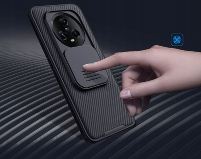Këllëf telefoni Nillkin CamShield Pro për Honor Magic 5 Pro, me kapak kamere, blu