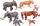 Set lodrash figurina Safari Model Series, 7 copë, plastikë, shumëngjyrëshe