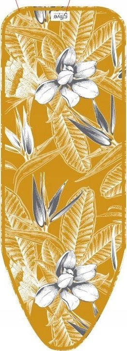 Mbulesë dërrase hekurosjeje 5five Simply Smart, 110x40 cm, pambuk, e verdhë
