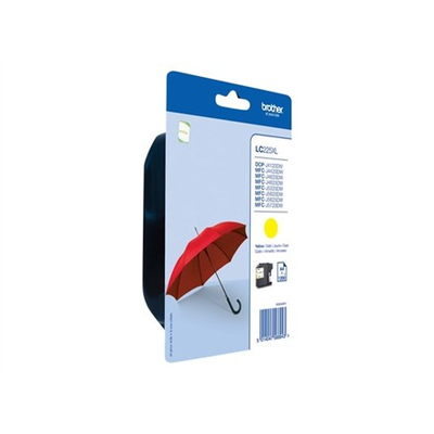 Kartutxh boje Brother LC-225XLY, yellow, 1200 faqe