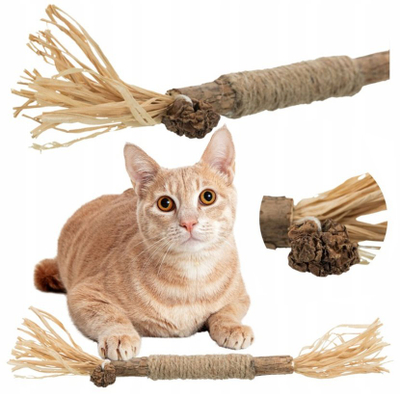 Lodër për mace Trixie Matatabi Stick With Tassels, 24 cm, materiale natyrale, kafe