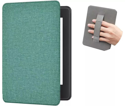 Mbulesë Handle Case për Kindle Paperwhite 6, Colorsoft, me rrip dore, jeshile