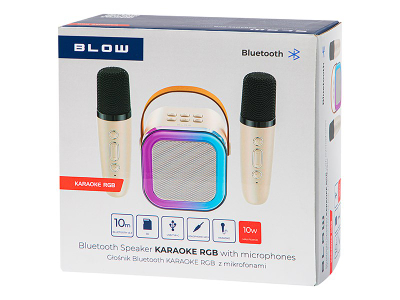 Altoparlant Bluetooth Bluetooth KARAOKE RGB 10W