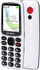 Telefoni Olympia STAR me dy karta, me butona, i bardhë