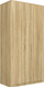 Dolap Topeshop WARDROBE SD-90, me 2 dyer, 7 rafte, ngjyrë Sonoma Oak