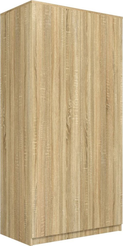 Dolap Topeshop WARDROBE SD-90, me 2 dyer, 7 rafte, ngjyrë Sonoma Oak