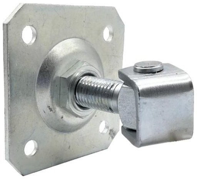 Menteshë metalike PSG 61.019.01, me pllakë shenje 100x100x4mm, filetë M20, e rregullueshme