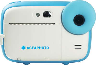 Фотоапарат за деца AgfaPhoto Reali Kids Instant Cam, екран 3.5\", леќа за селфи, сина