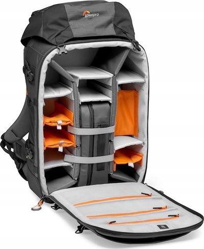 Çantë shpine fotografike Lowepro Pro Trekker BP 550 AW II, për DSLR dhe Mirrorless, hapësirë për laptop 15", gri
