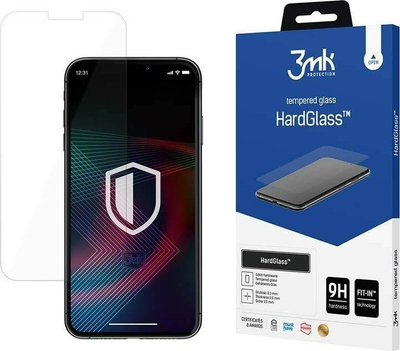 Xham mbrojtës 3MK HardGlass Max Lite për POCO C50, që mbulon gjithë ekranin, i zi