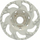 Rrotë bluarse me diamant Bosch Accessories 2608201229, 125mm, për beton edhe gur, ngjyrë gri