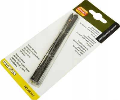 Set tehe sharre Proxxon Micromot 28741, 12 copë, dhëmbë të trashë, për dru