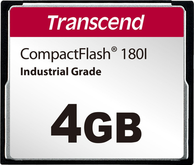 Kartë memorie Transcend CF180I TS4GCF180I, 4GB, CompactFlash, e zezë