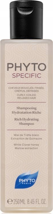 Shampo Phyto Specific Rich Hydrating, për hidratim të thellë, 250 ml, me ngjyrë krem