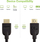 Kabllo HDMI M/M, 2 m, 4K, e zezë