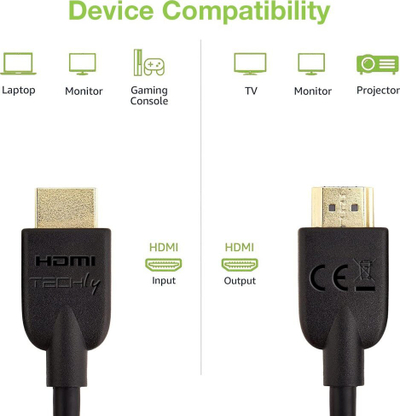Kabllo HDMI M/M, 2 m, 4K, e zezë