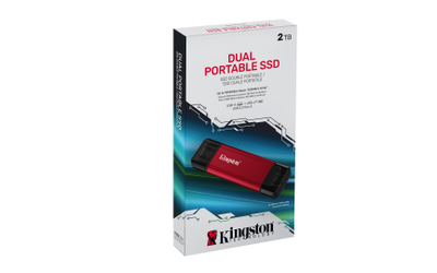 USB flash Kingston DataTraveler Max, 2TB, USB A USB C, i kuq