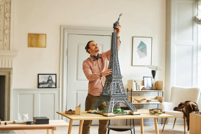 Set LEGO Icons Eiffel Tower 10307, 10001 pjesë, për të rritur, shumëngjyrësh