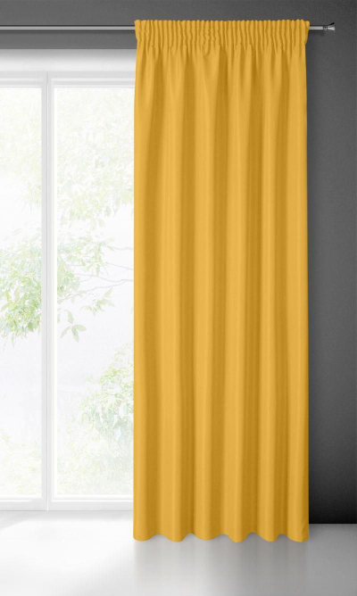 Perde dekorative MyBestHome RAISA, 140x270 cm, poliestër, mustard