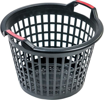 Кошница за алишта Еко, 25L, пластична, црна