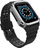 Rrip mbrojtës për orë Hurtel Protect Strap Band për Apple Watch 7 6 5 4 3 2 SE, 38 40 41mm, kasë e blinduar, i zi